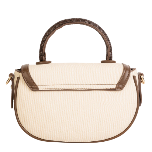 Brown Saddle Handbag