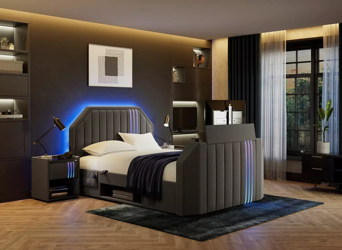 255-01633_lead-image_01_nocturna-k-tv-bed-baseboard-v2.png Nocturna TV Bed - Image 1