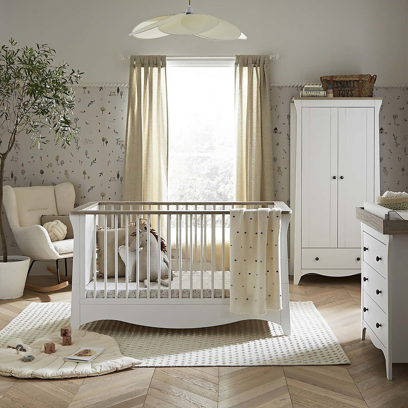 30844489.jpg CuddleCo Clara 3 Piece Nursery Furniture Set - Image 1