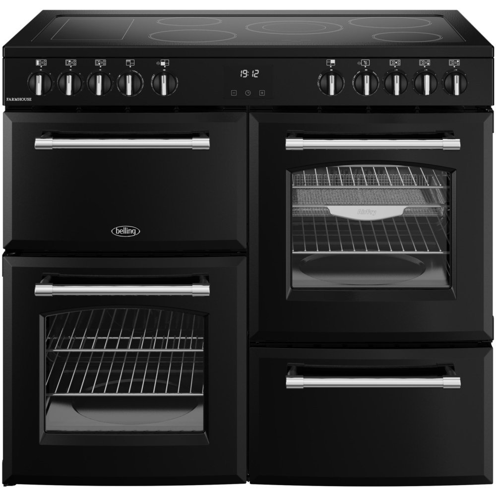 444411826.jpg Belling RCA Farmhouse 100E 100cm Ceramic Range Cooker - Image 1