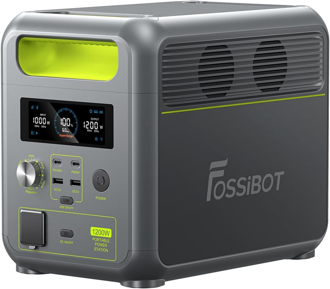 61jgF5be7L._AC_SL1500_-1.jpg Fossibot F1200 Tragbare Solargenerator+200w Solar Panel 1024wh - Image 1