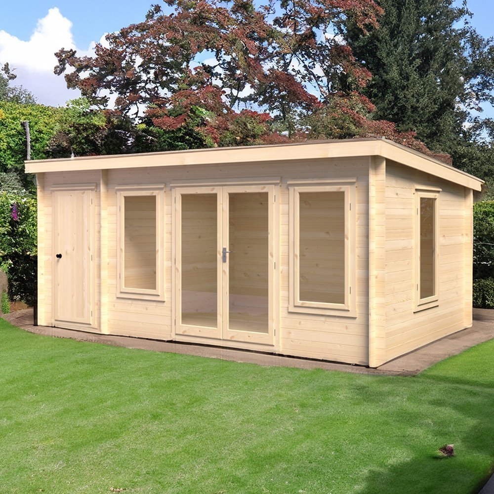 7837_28438.jpg Shire Elm 10 x 17ft Log Cabin - Image 1