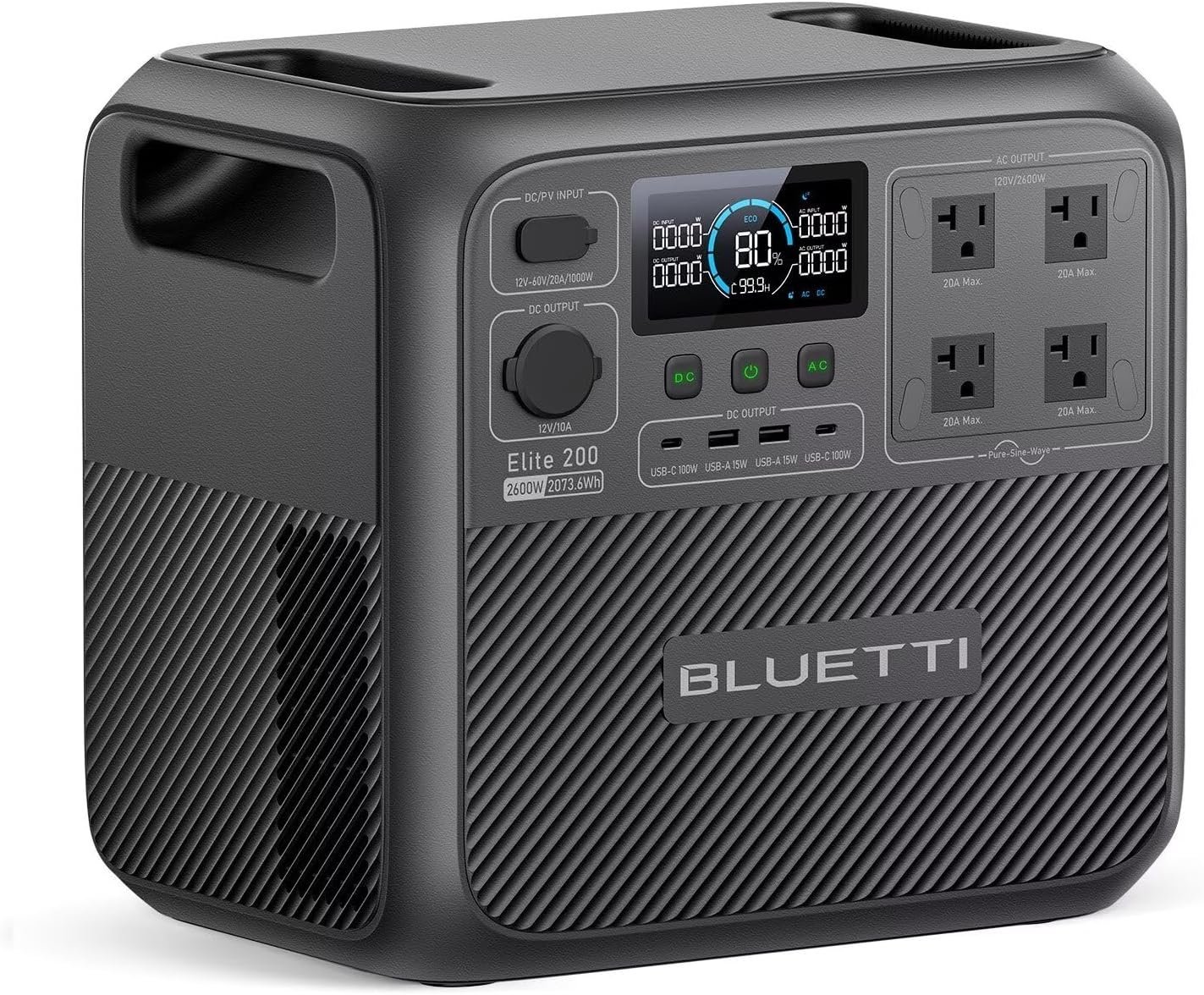 81J2mrbjYBL._AC_SL1500_.jpg Bluetti Elite 200 V2 Portable Power Station - Image 1