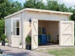 Dunster House Garden Log Cabin 4m x 3m Heavy Duty Wooden Shed Outdoor Storage EvilGenius - Image 5