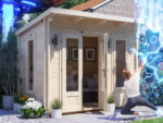 Dunster House Terminator Pent Log Cabin W3m x D2m - Image 4