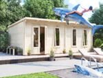 Dunster House Terminator Grande Log Cabin D3.5m