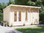 Log Cabin With Workshop Side Shed - Image 4