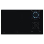 AEG HDB95623NB 90cm Mixed Fuel Induction Hob