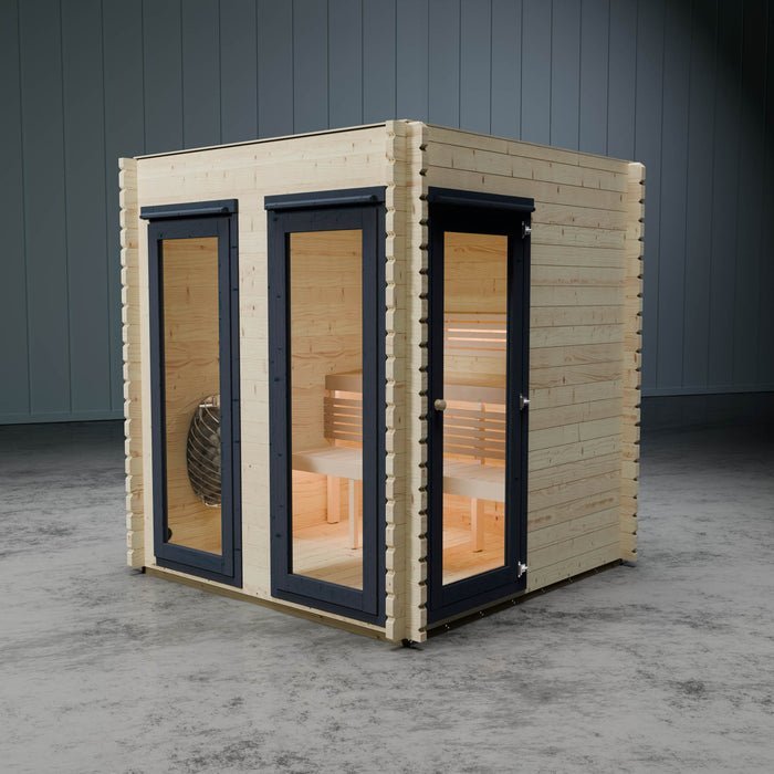 SI-014-001-0001-HeroView.jpg Waltons Novi Outdoor Home Sauna - Image 1