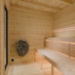 Waltons Novi Outdoor Home Sauna With Small Veranda - Image 3