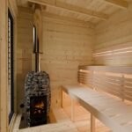 Waltons Novi Outdoor Home Sauna With Small Veranda - Image 2