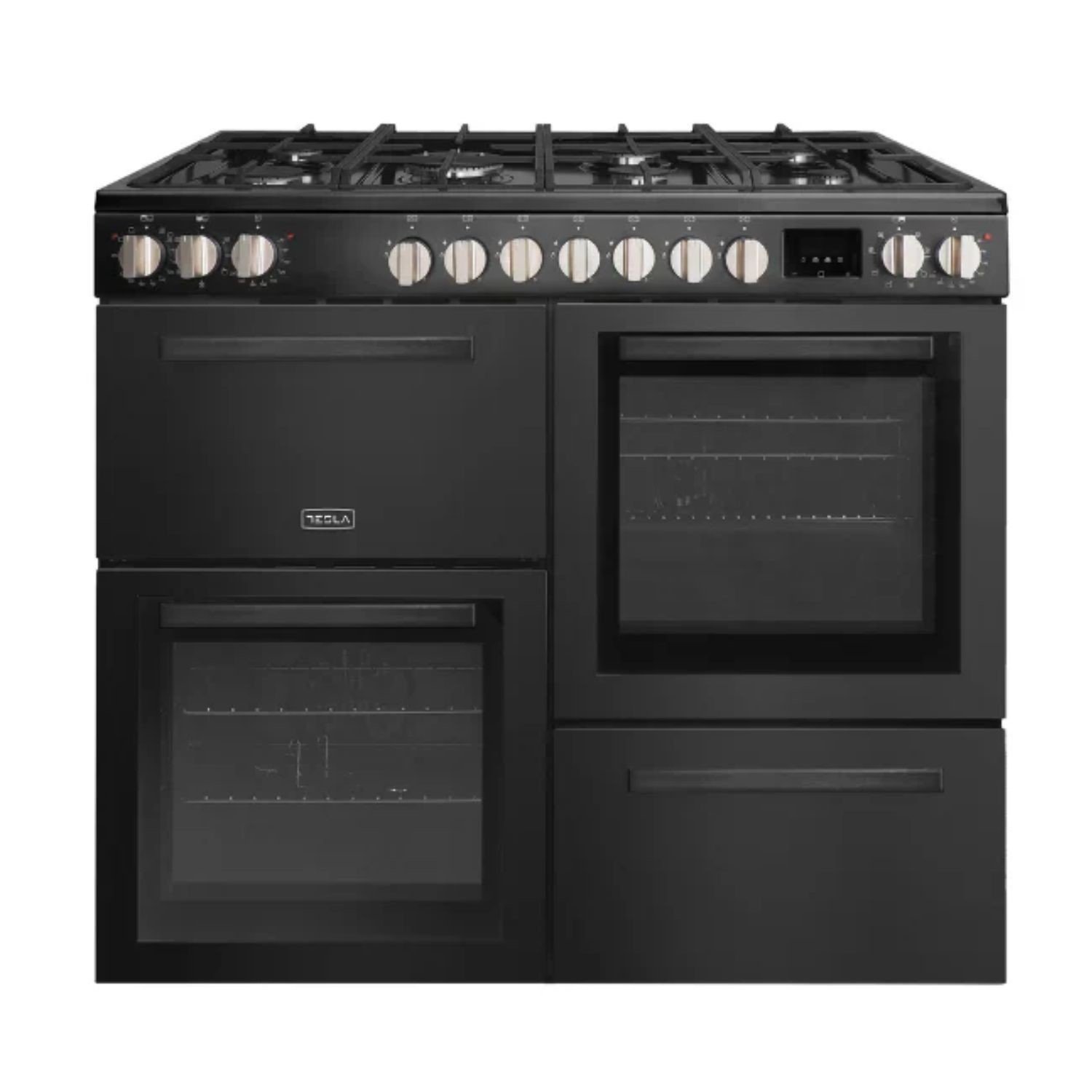 T100MCDFRCB_1_Supersize.jpg Tesla 100cm Dual Fuel Range Cooker - Image 1