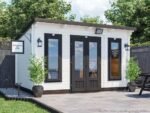 Dunster House Log Cabin Bar Terminator Pub Shed Log Cabin - Image 4