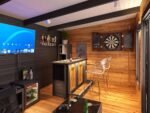 Dunster House Log Cabin Bar Terminator Pub Shed Log Cabin - Image 3