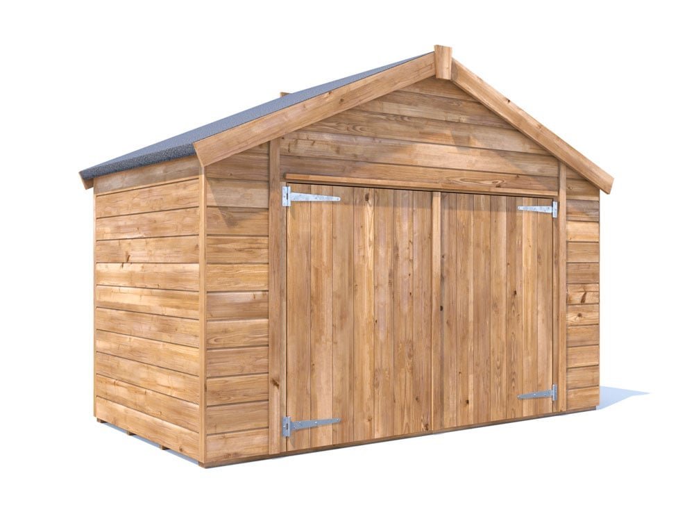 WBG-Apex-Bike-Shed-2412.jpg 8' x 4' Bike Shed Overlord Modular Bike Shed - Image 1