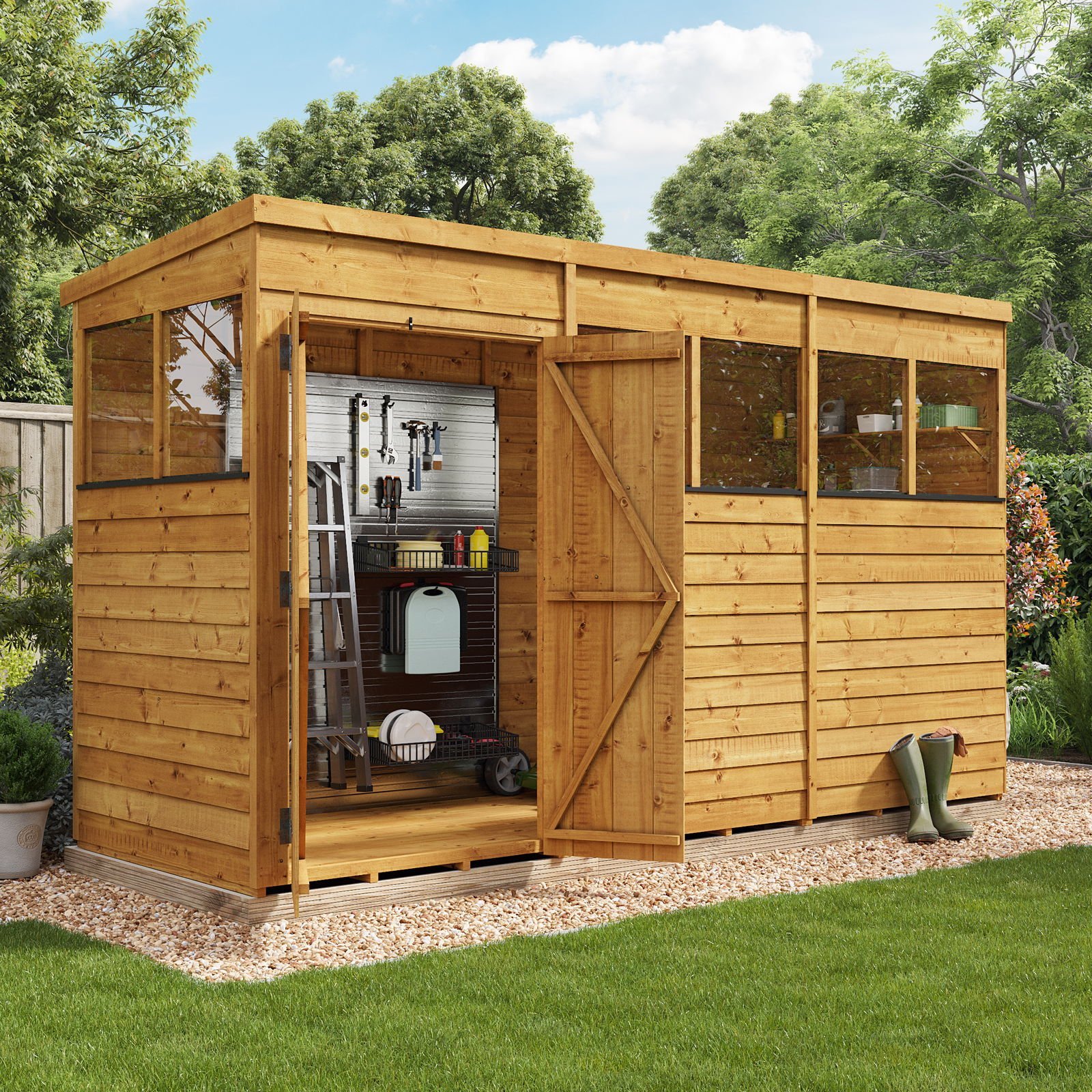 BillyOh Switch Overlap Pent Shed - Image 2