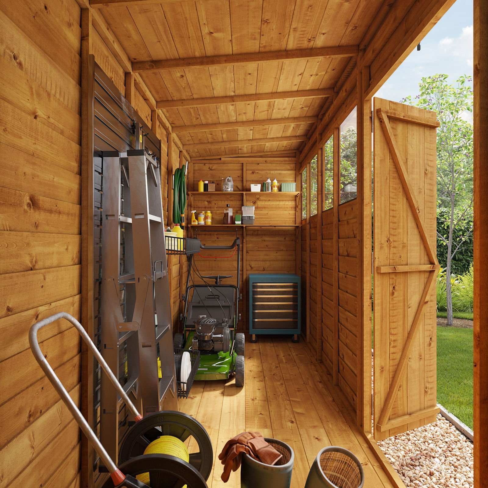 BillyOh Switch Overlap Pent Shed - Image 4