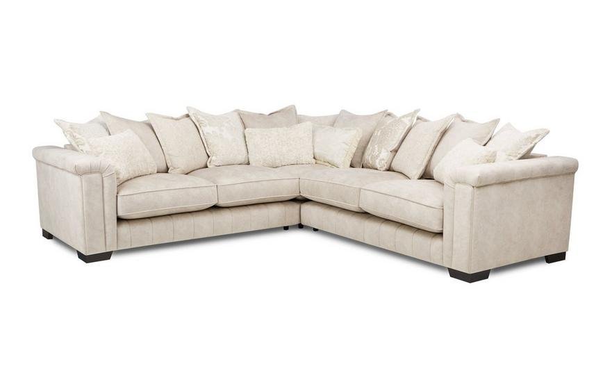 dolcie_zspb_dolciecombination_creamcombination_view2.jpg DFS Pillow Back 3 Corner 3 Sofa Dolcie Combination Fabric - Image 1