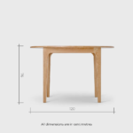 Oak Furnitureland Durham Natural Oak Round Dining Table 120cm + 4 Zola Chairs in Conway Stone Fabric with Oak leg - Image 2