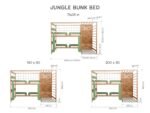 Bunk Bed, Montessori Bed for Twins, Toddler Bed, Twin Bed, Bunk Beds for Kids, Montessori Furniture, Bed Frame, Nursery Decor, Toddler Gym - Image 4