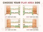 Bunk Bed, Montessori Bed for Twins, Toddler Bed, Twin Bed, Bunk Beds for Kids, Montessori Furniture, Bed Frame, Nursery Decor, Toddler Gym - Image 7