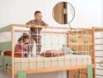 Bunk Bed, Montessori Bed for Twins, Toddler Bed, Twin Bed, Bunk Beds for Kids, Montessori Furniture, Bed Frame, Nursery Decor, Toddler Gym - Image 6