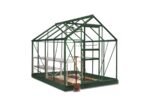 6x8 Halls Forest Green Popular Greenhouse