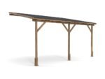 Dunster House W4m x D3m Lean To Carport Car Shelter For Side of House - Image 2